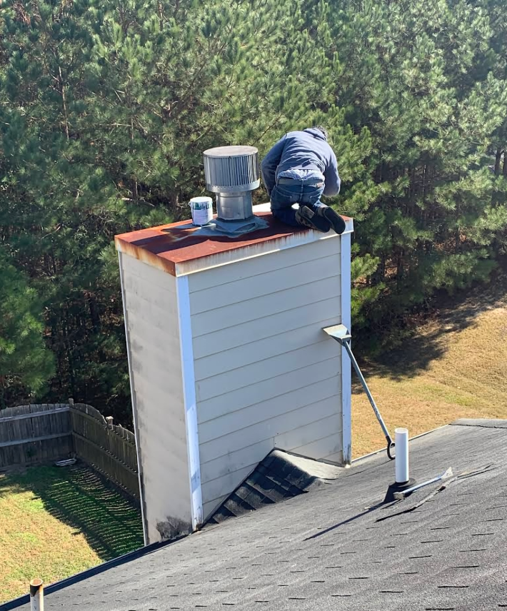 Professional roofing craftsmanship